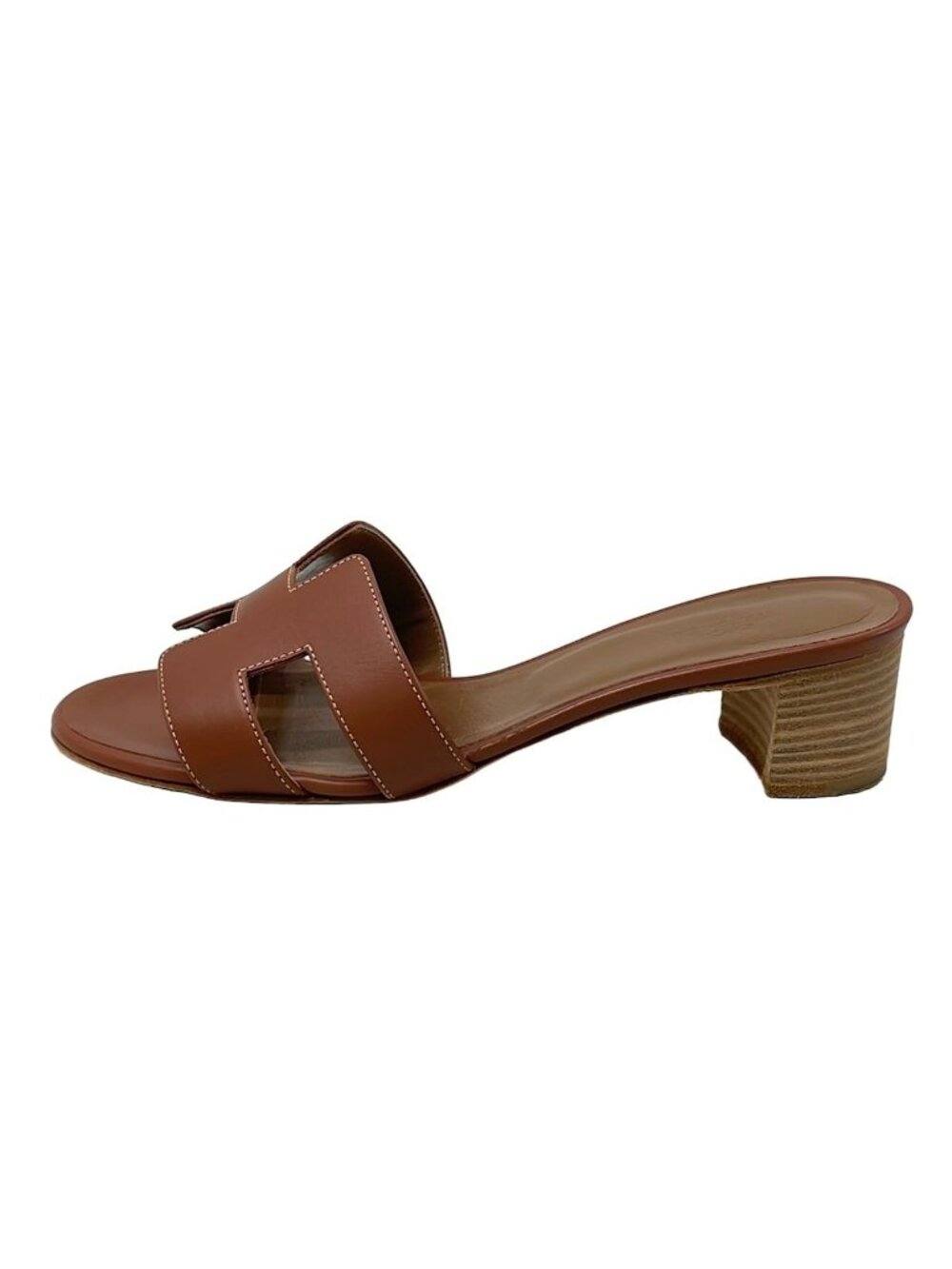 Hermes Mules Oasis Gold Leather